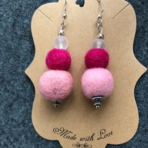 Handcrafted Felted Earrings